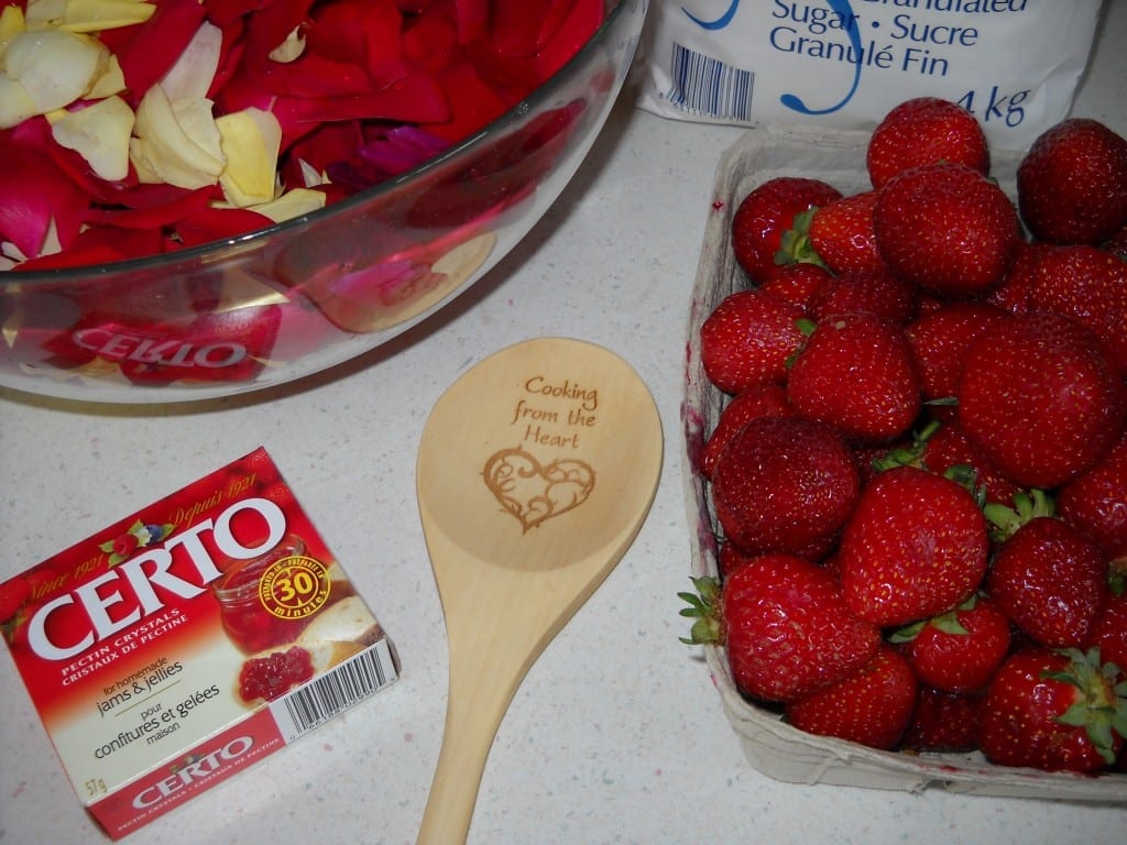 Strawberry & Rose Petal Jam from My Kitchen Wand