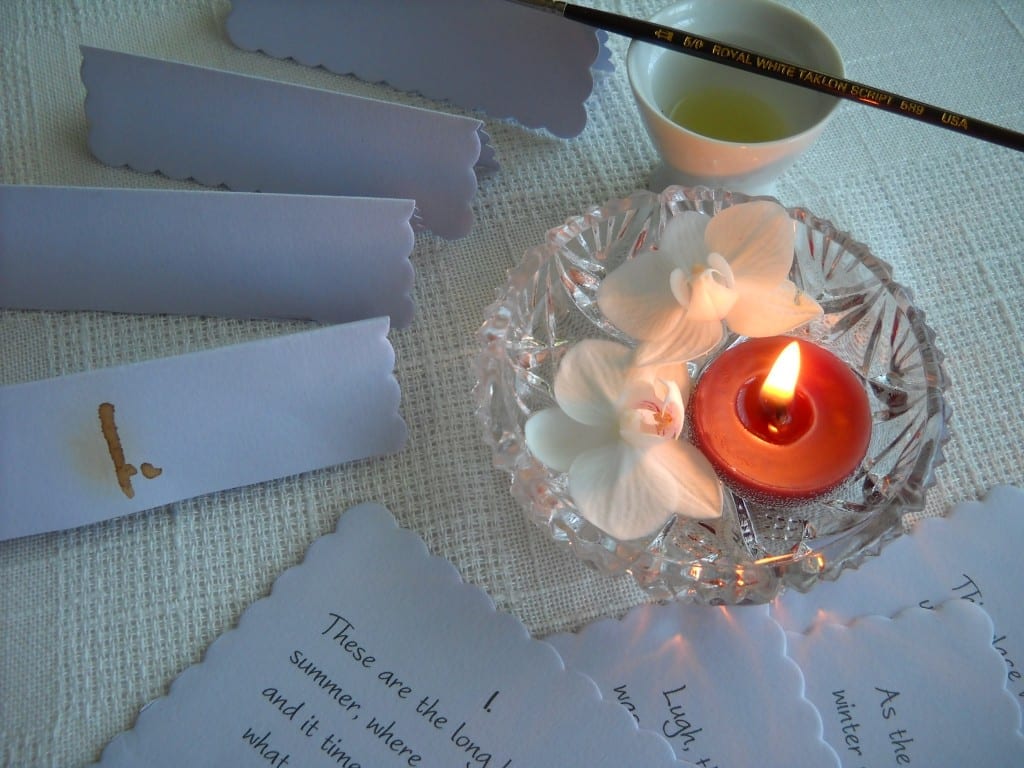 Place Cards, Invisible Ink and Truth Telling form My Kitchen Wand