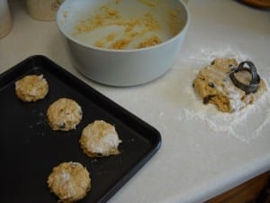 Red Lentil and Oatmeal Scones from My Kitchen Wand