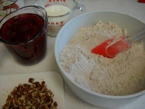 Sweet Potato, Cranberry Sauce and Teff Loaf from My Kitchen Wand