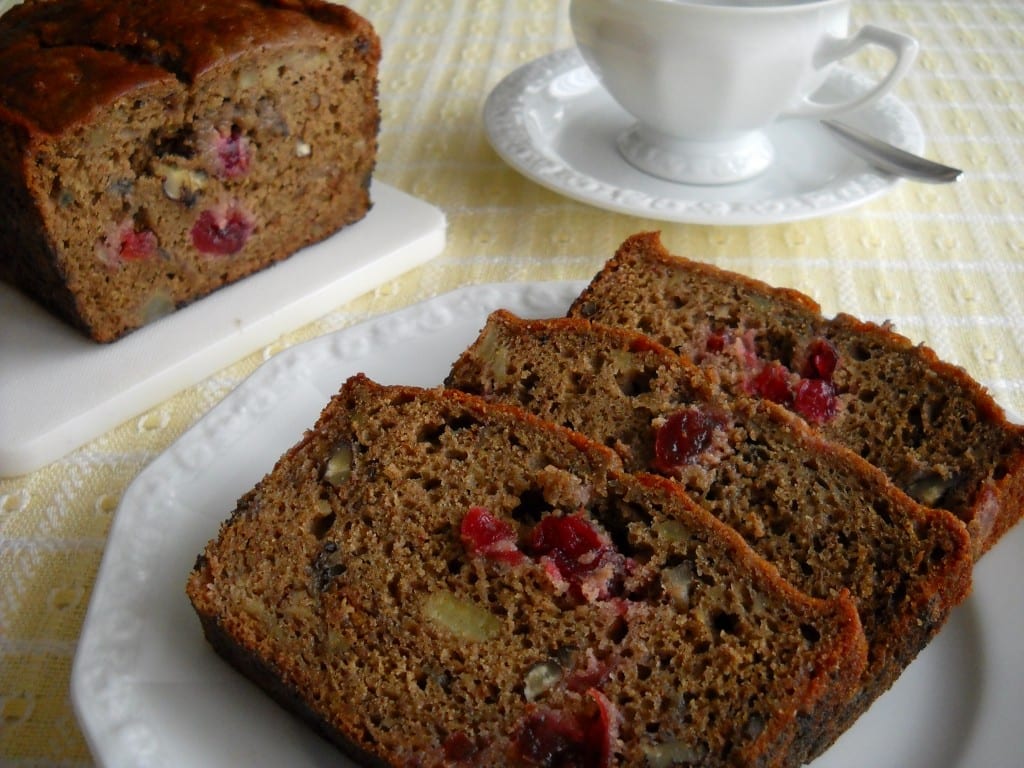 Sweet Potato, Cranberry Sauce and Teff Loaf from My Kitchen Wand