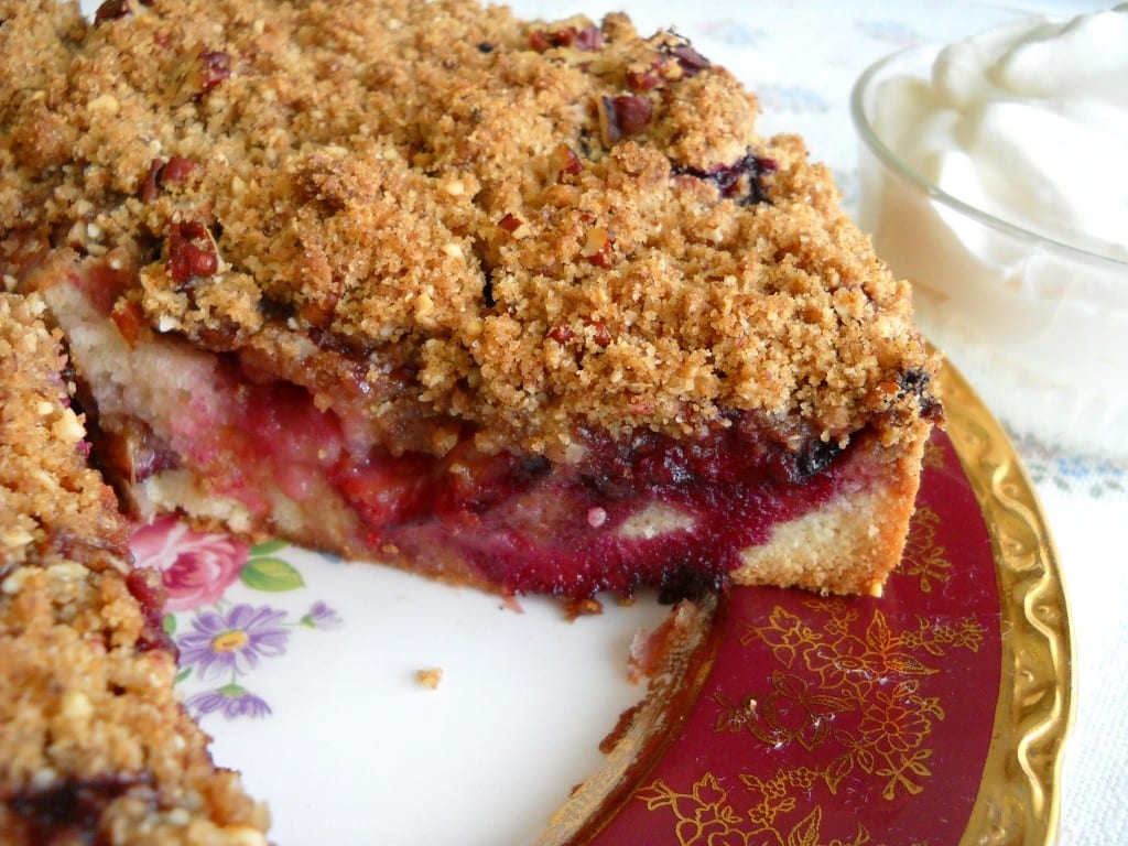 Italian Prune Plum Cake with Streusel Topping from My Kitchen Wand