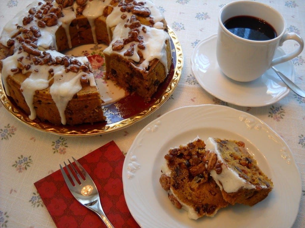 Pecan Raisin Pumpkin Cake from My Kitchen Wand