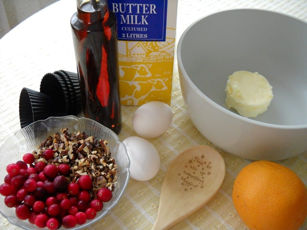 Walnut Cranberry Muffins from My Kitchen Wand