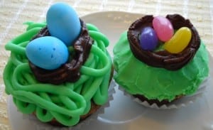 Decorated Spring Cupcakes from My Kitchen Wand