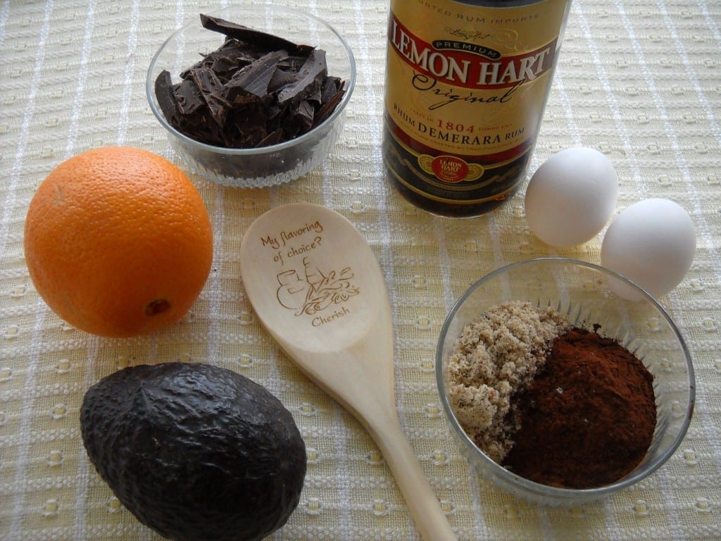 Avocado Brownies with Orange, Rum & Hazelnuts from My Kitchen Wand