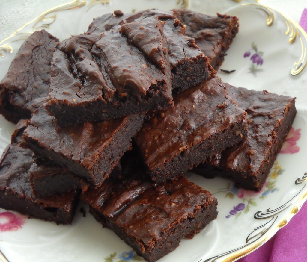 Avocado Brownies with Orange, Rum & Hazelnuts from My Kitchen Wand