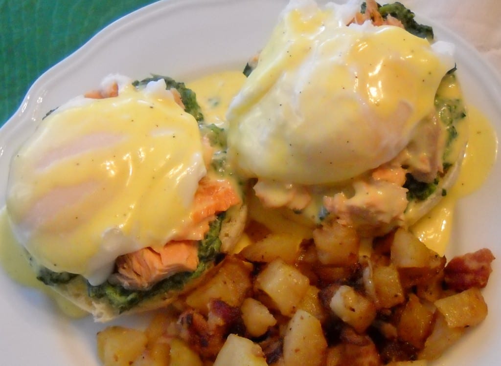 Salmon Florentine Benedict from My Kitchen Wand