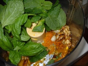 Pesto, Pistou and pestle with a Citrus-Mint Pesto recipe from My Kitchen Wand