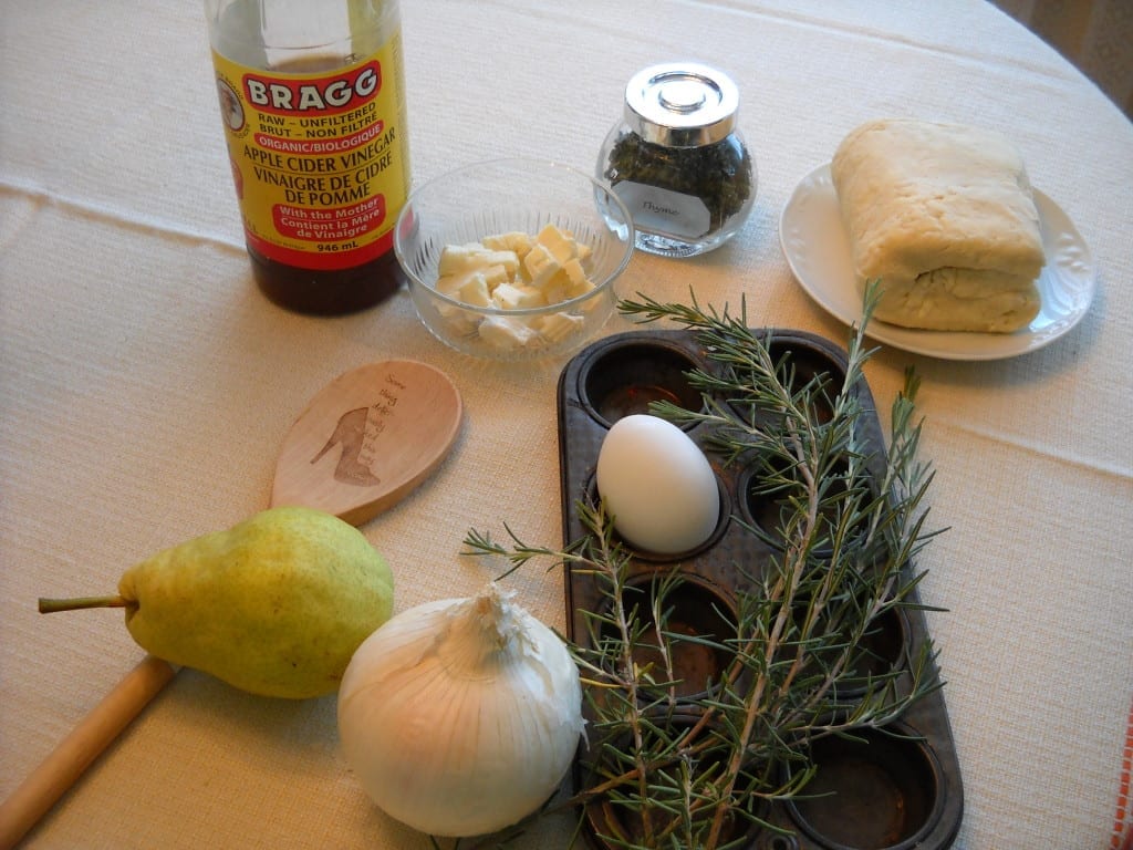 Pear, Camembert & Rosemary Tarts from My Kitchen Wand