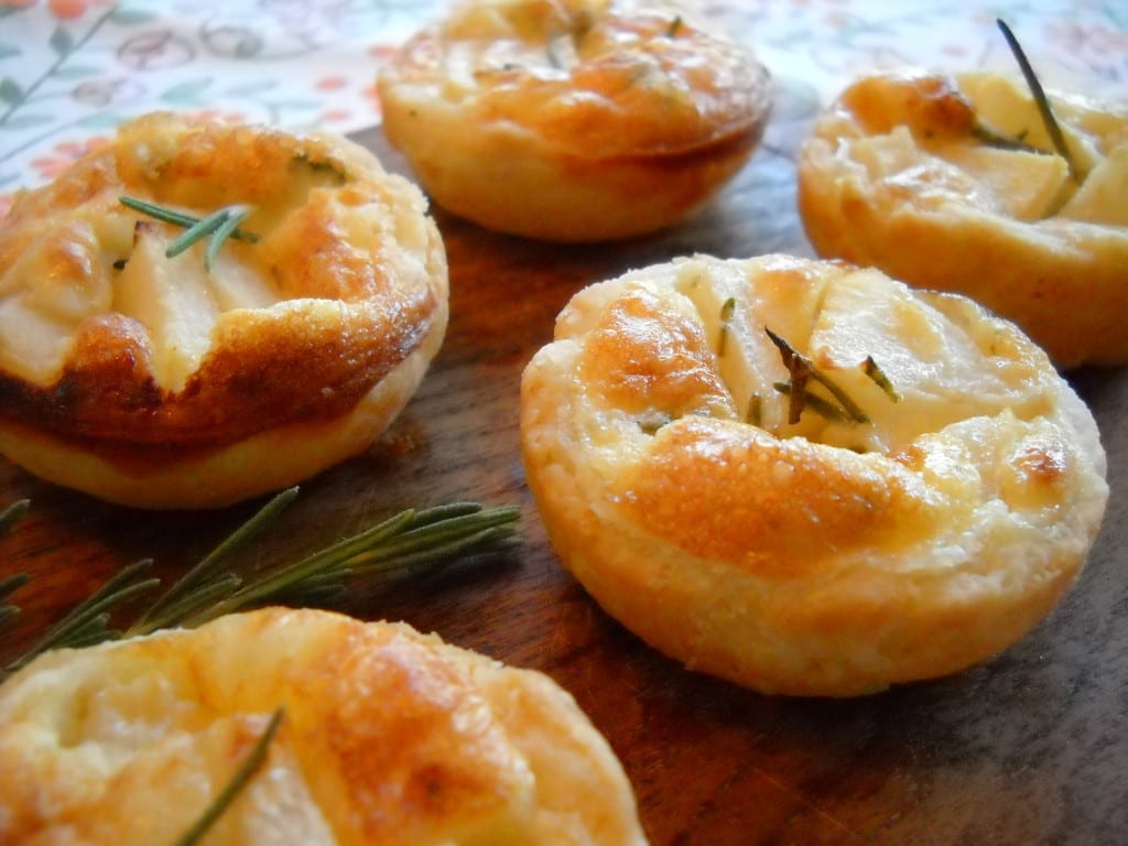 Pear, Camembert & Rosemary Tarts from My Kitchen Wand