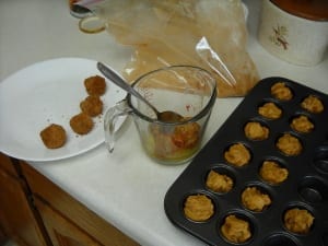 Baked Spiced Pumpkin Doughnut Holes from My Kitchen Wand