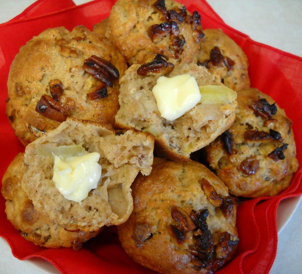 Apple Pecan Muffins from My Kitchen Wand