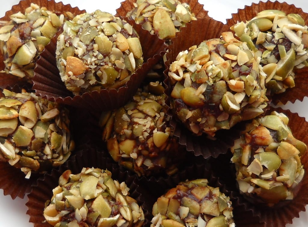 Pumpkin Seed Oil Truffles from My Kitchen Wand