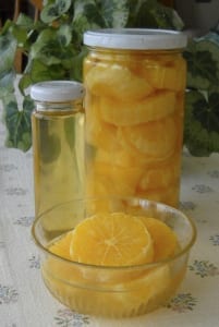 Serving suggestions for Oranges in Cardamon, Cinnamon and Rosewater Syrup from My Kitchen Wand