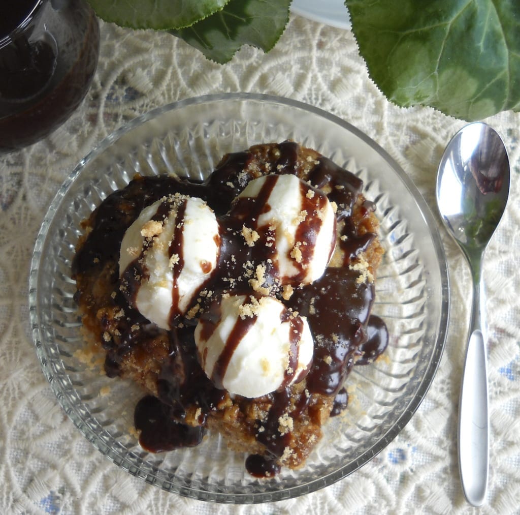 Salted Turtle Sundae Cake from My Kitchen Wand