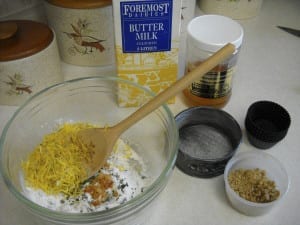 Dandelion Muffins with Thyme, Raisins and Hazelnuts from My Kitchen Wand