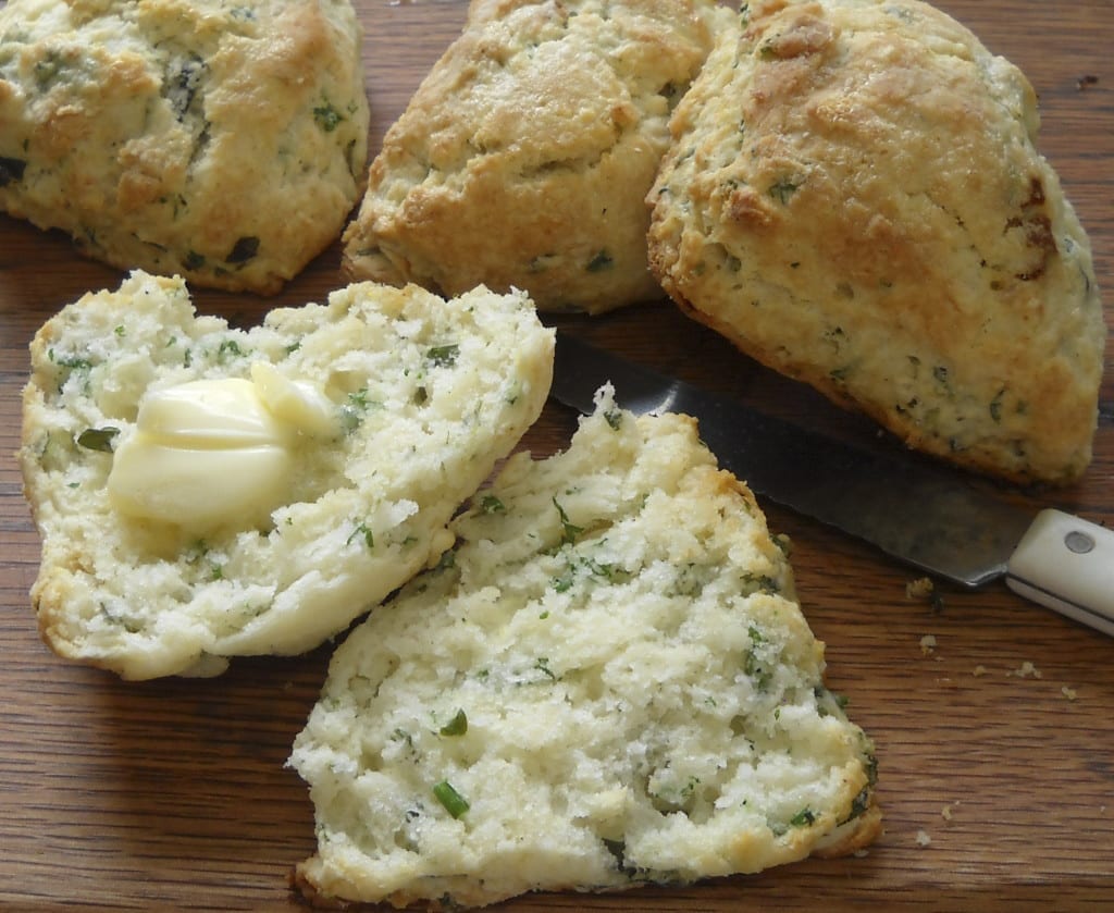 What do I do with my herbs? Baking Powder Biscuits from My Kitchen Wand