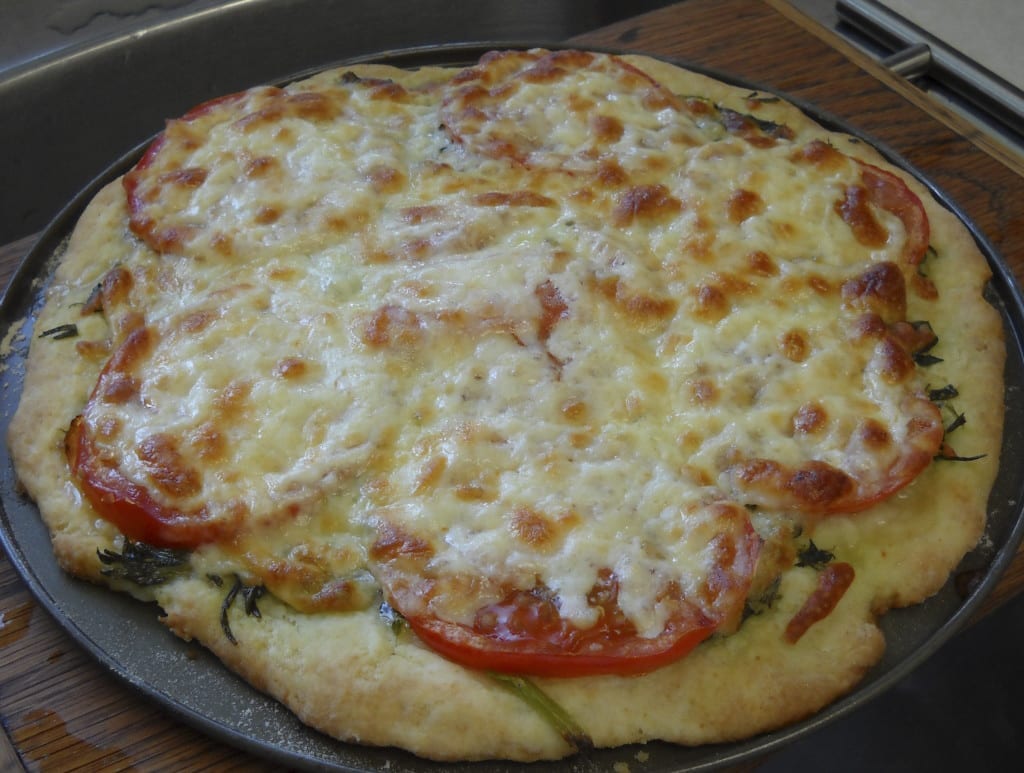 What do I do with my herbs? Chopped in cooking and Pizzaish! from My Kitchen Wand