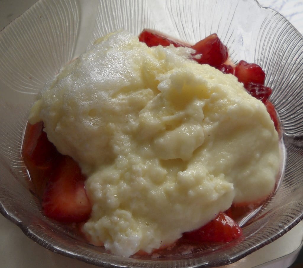 Cream of Wheat Pudding with fresh fruit from My Kitchen Wand