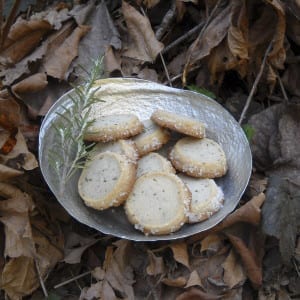 Rosemary Ginger Shortbread from My Kitchen Wand