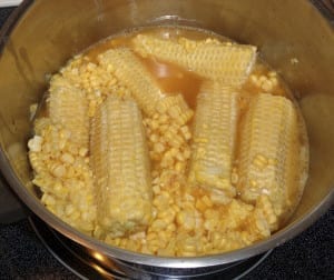 Fresh Corn Soup with Crispy Salami from My Kitchen Wand