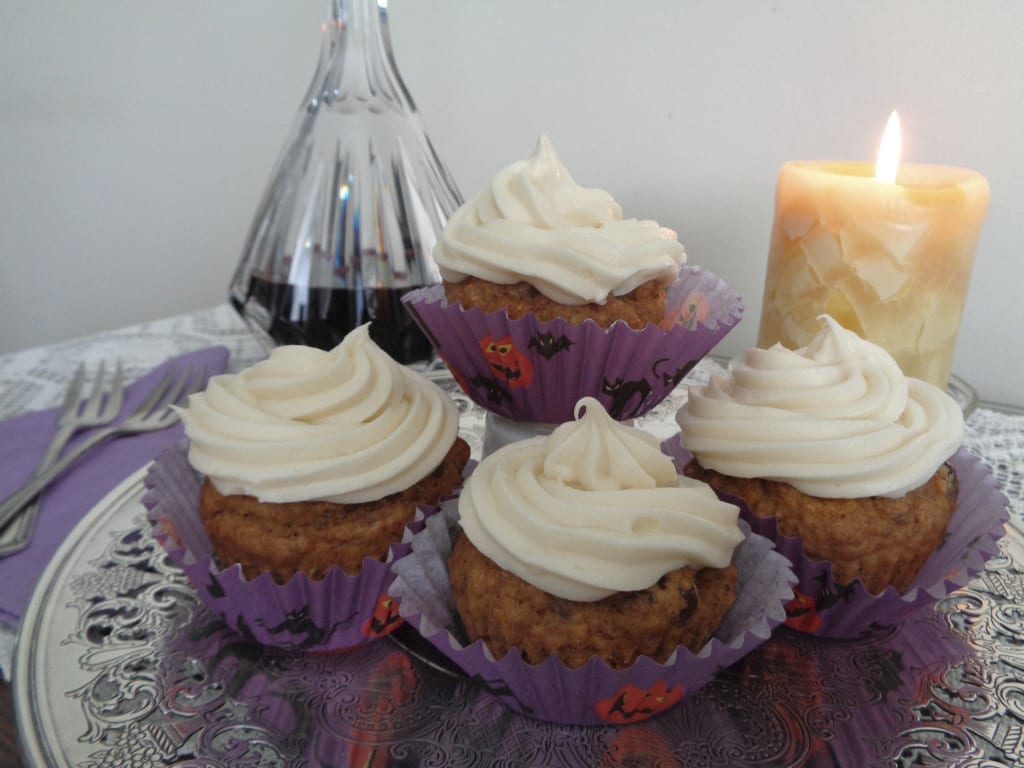 Roasted Butternut Cupcakes with Maple Syrup Cream Cheese Frosting from My Kitchen Wand