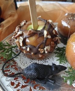 Spiced Apple Cider Vinegar Caramel Apples from My Kitchen Wand