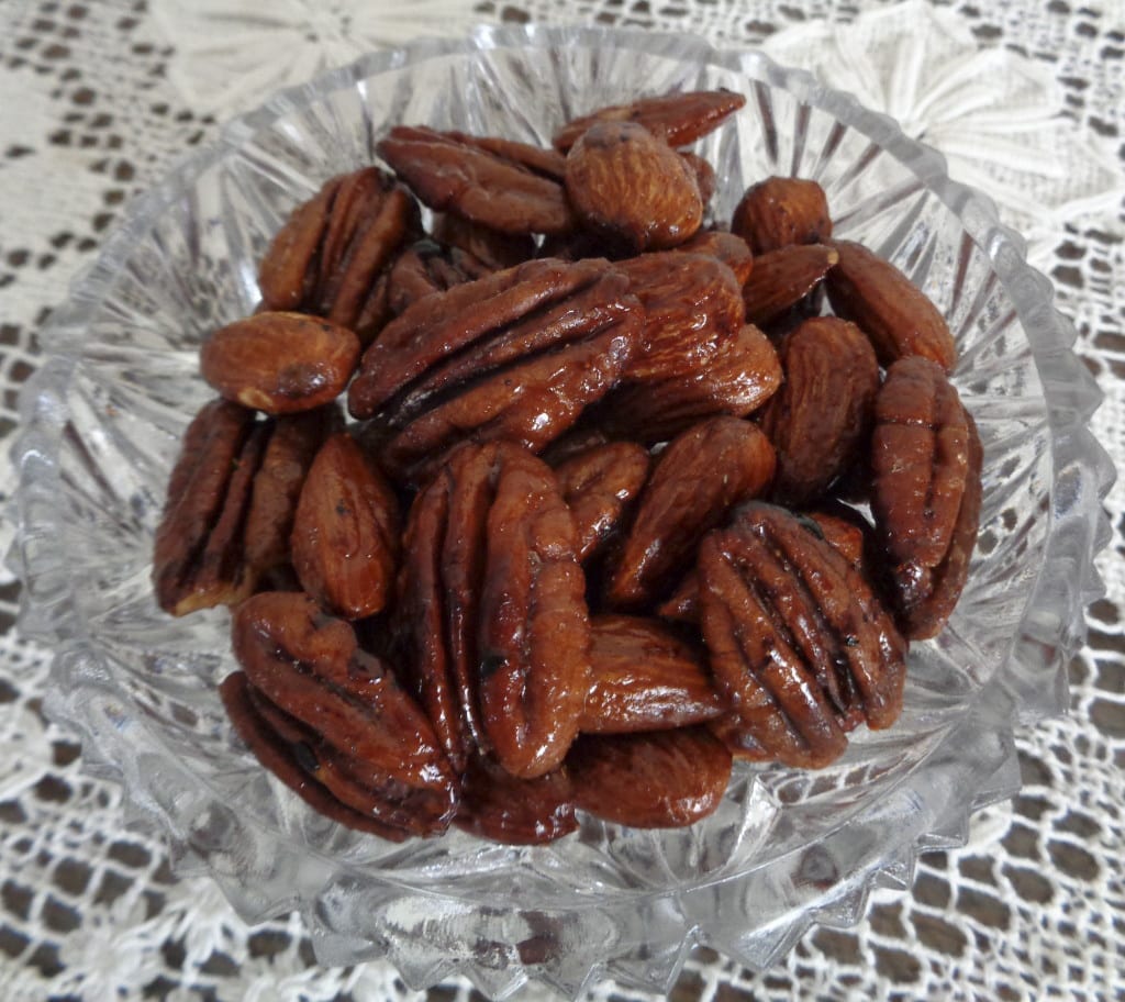 Five Spice & Cayenne Candied Nuts from My Kitchen Wand