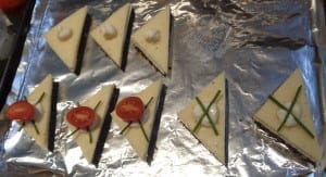 DSC01357Smoked Salmon and Asparagus Sandwiches & Havarti on Pumpernickel from My Kitchen Wand