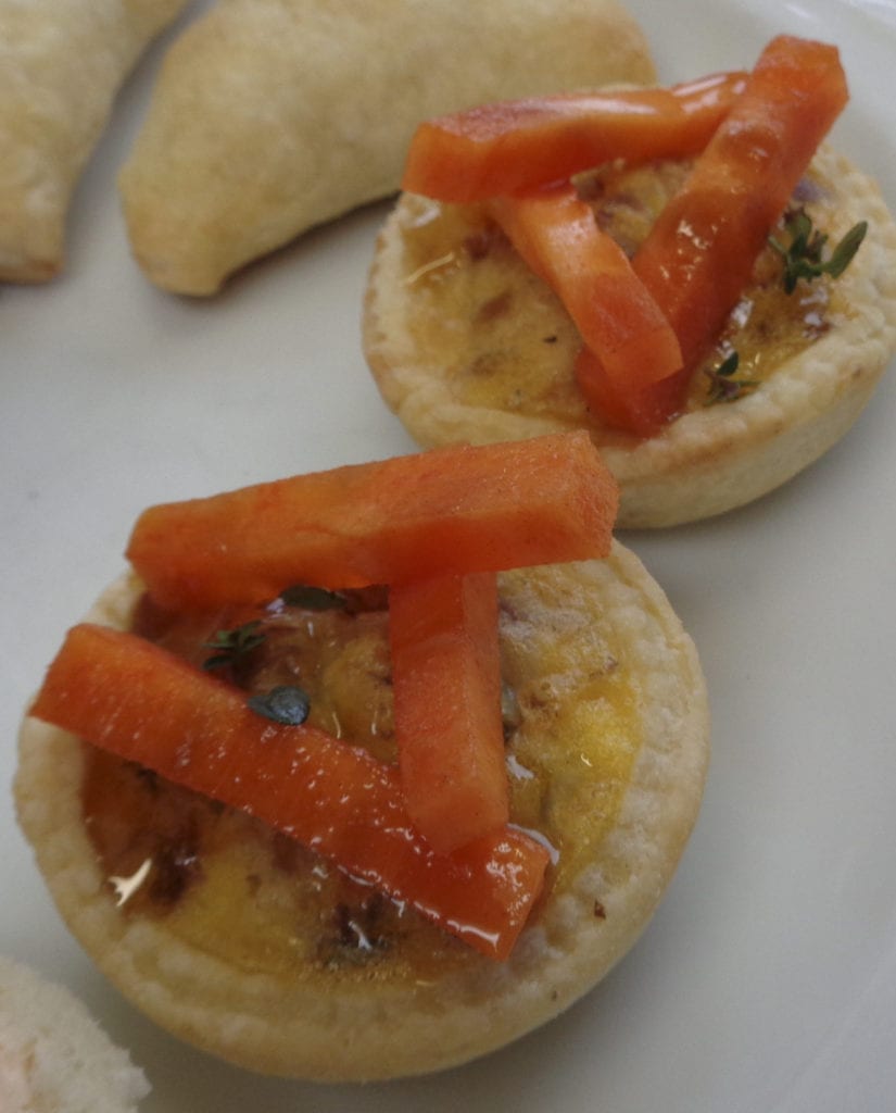 Prosciutto Persimmon Tarts from My Kitchen Wand