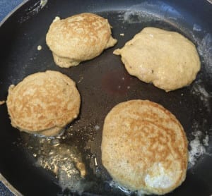 Einkorn Pancakes with Blueberries and Blackberry Puree from My Kitchen Wand