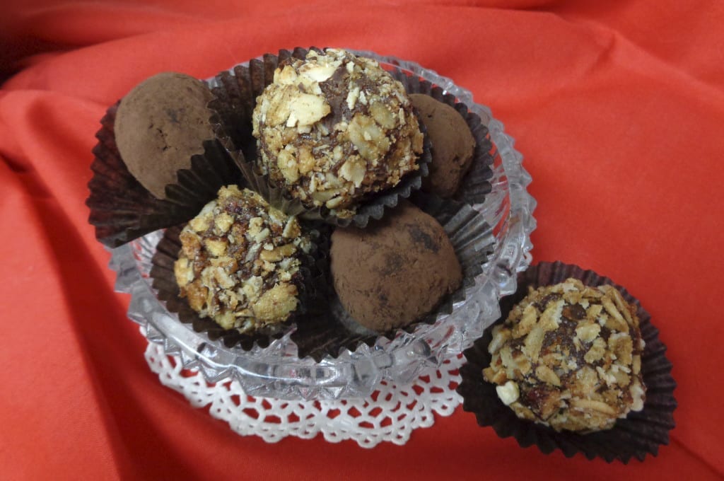 Chocolate Cheesecake and Peanut Butter Cup Truffles from My Kitchen Wand