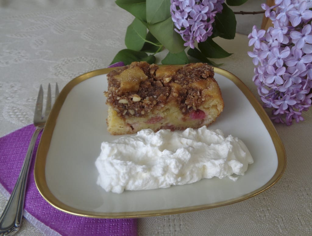 Rhubarb Nut Buttermilk Cake from My Kitchen Wand