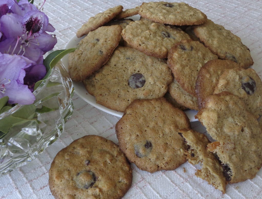 Apricot Oatmeal Almond Chocolate Chip Cookies from My Kitchen Wand