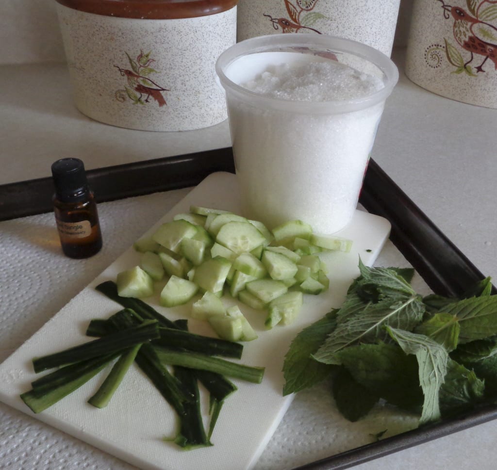 Mint Cucumber Bath Salts from My Kitchen Wand