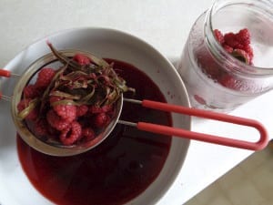 Raspberry Tarragon Shrub from My Kitchen Wand