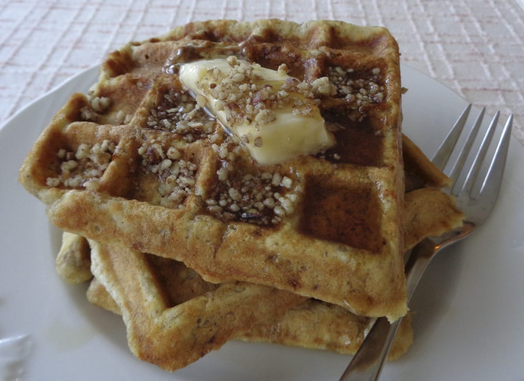 Banana Nut Waffles from My Kitchen Wand