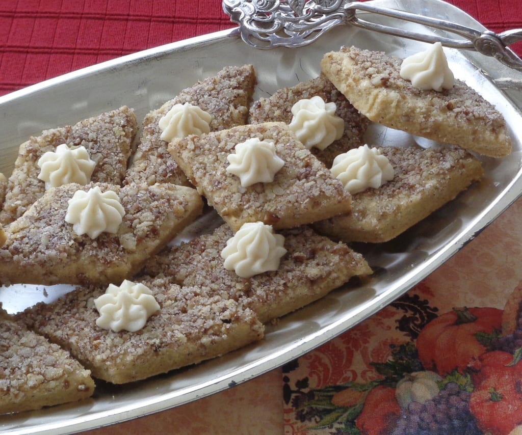 Pumpkin Pie Shortbread from My Kitchen Wand