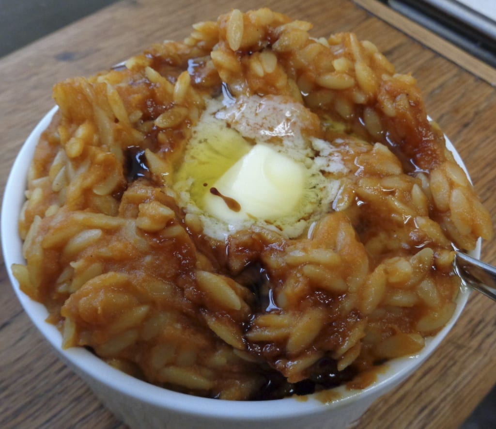 Pumpkin Ginger Orzo from My Kitchen Wand