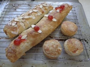 Banketstaaf ( Marzipan filled puff pastry ) from My Kitchen Wand