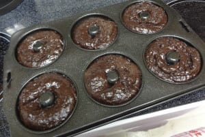 Baked Chocolate Doughnuts for Valentines from My Kitchen Wand