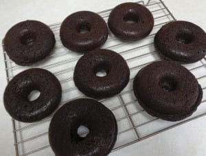 Baked Chocolate Doughnuts for Valentines from My Kitchen Wand