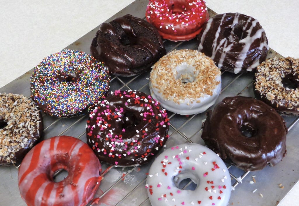 Baked Chocolate Doughnuts for Valentines from My Kitchen Wand