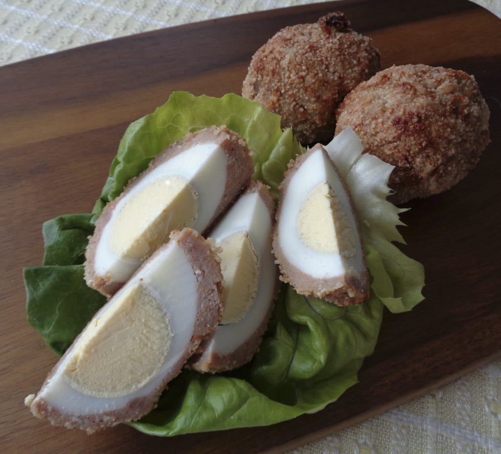 Almond Baked Turkey Scotch Eggs from My Kitchen Wand