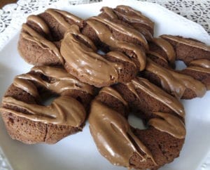 Irish Coffee Doughnuts with Bailey's Glaze from My Kitchen Wand