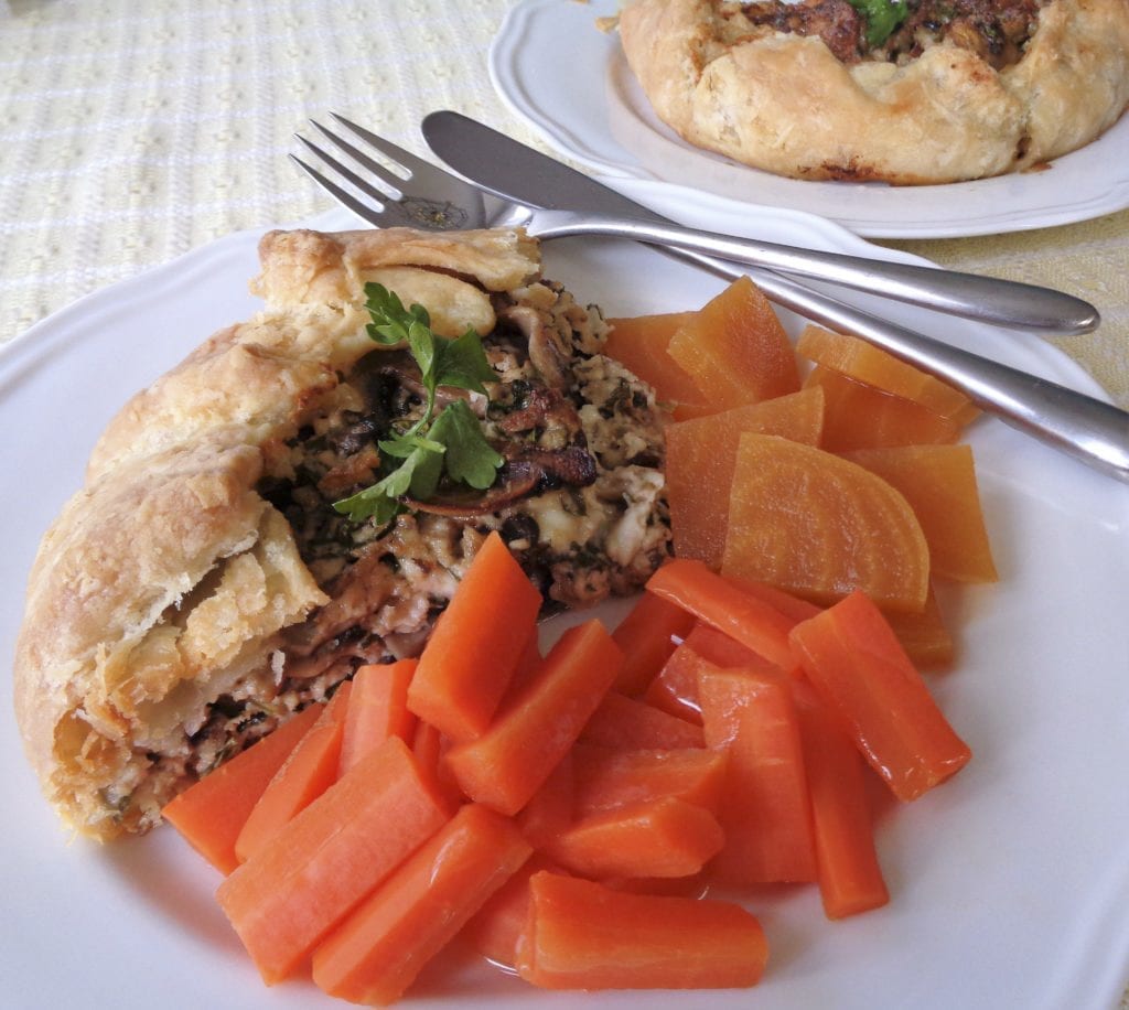 Mushroom, Brie, Ricotta Galette from My Kitchen Wand