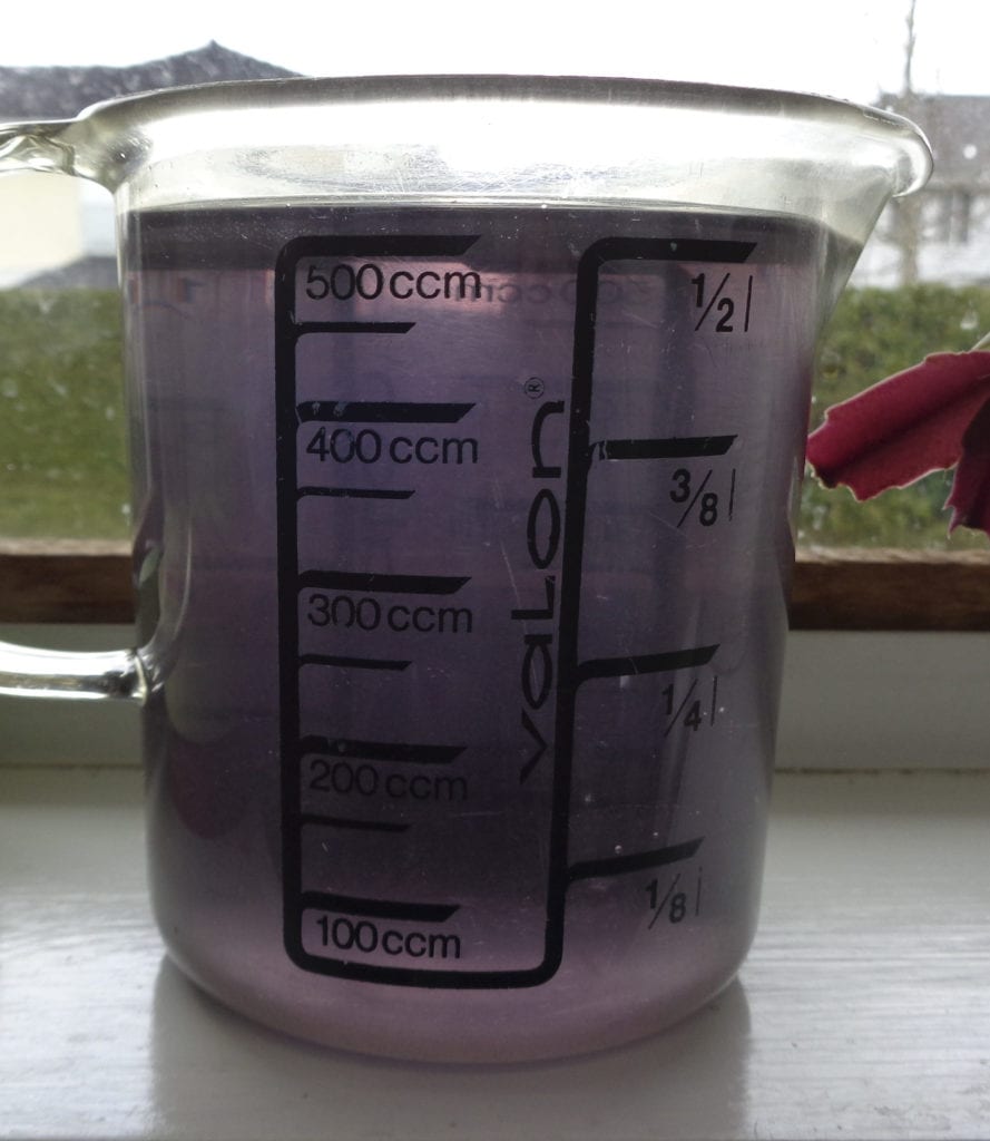 Using violets to test ph from My Kitchen Wand