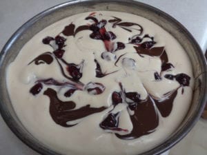 Cherry Chocolate Cheesecake from My Kitchen Wand