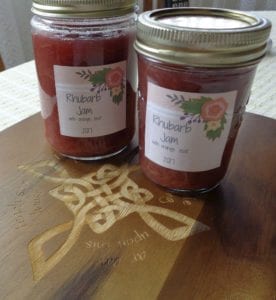 Quick & Easy Rhubarb Jam with Orange Zest from My Kitchen Wand